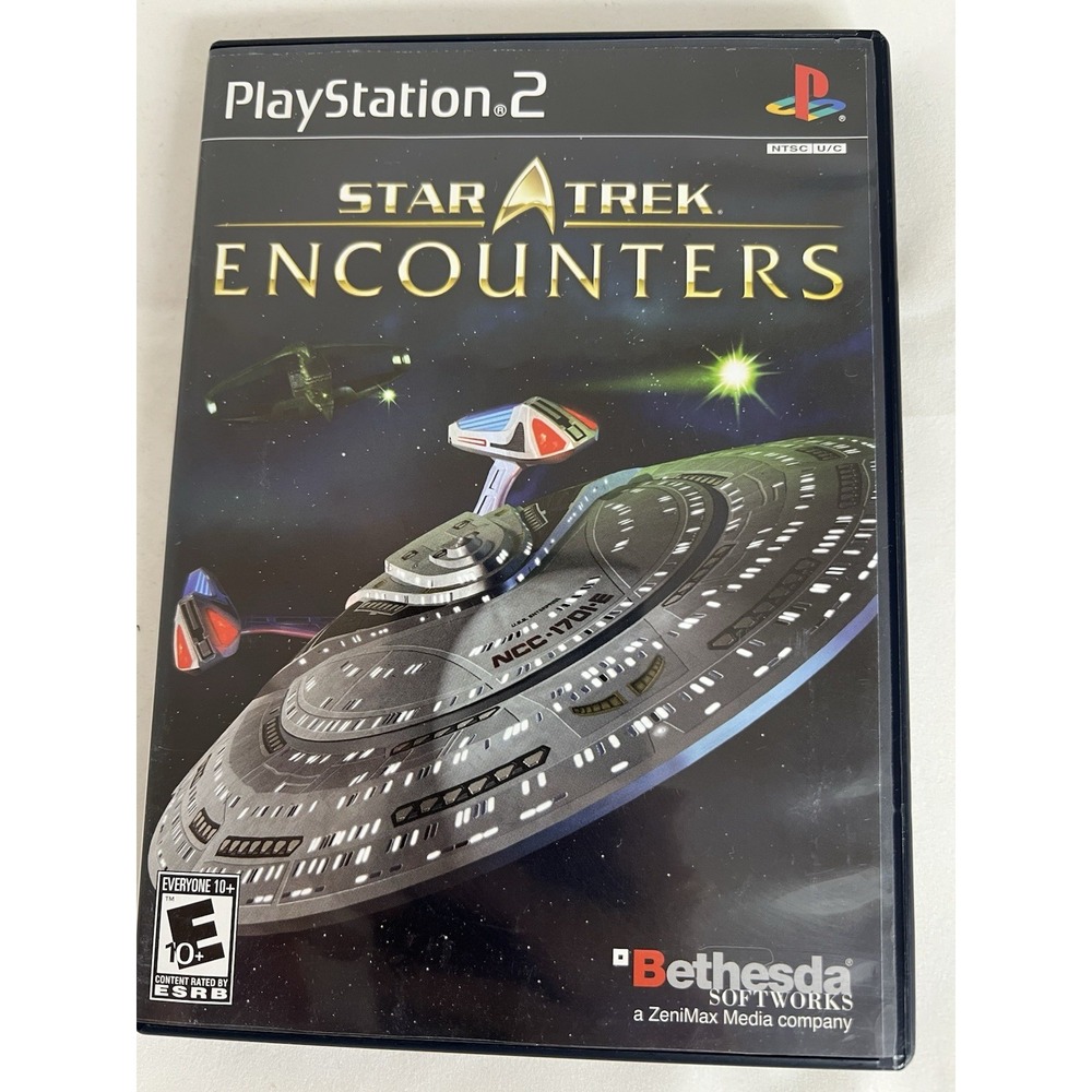 Star Trek Encounters PS2 Complete CIB PlayStation 2 Tested Working - Picture 1 of 3